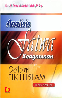 Image of Analisi Fatwa Keagaman Dalan Fikih Islam