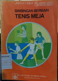 Bimbingan Bermain Tenis Meja