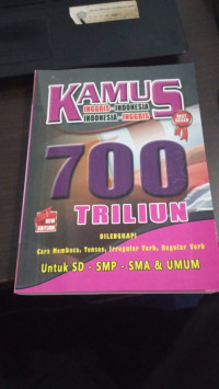 Image of Kamus Inggris - Indonesia Indonesia -Inggris : 700 Triliun