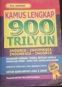 Image of Kamus Lengkap 900 Trilyun : Inggris Indonesia, Indonesia Inggris