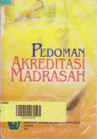 Pedoman Akreditasi Madrasah