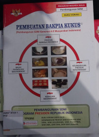 Pembuatan Bakpia Kukus (Pembangunan SDM Generasi 4.0 Masyarakat Indonesia)