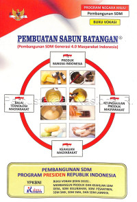 Pembuatan Sabun Batangan (Pembangunan SDM Generasi 4.0 Masyarakat Indonesia)